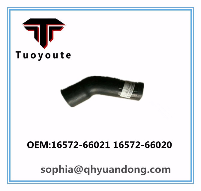 Radiator hose  TOYOTA  OEM:16572-66021 16572-66020  1657266021 1657266020