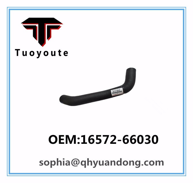 Radiator hose  TOYOTA  OEM:16572-66030  1657266030