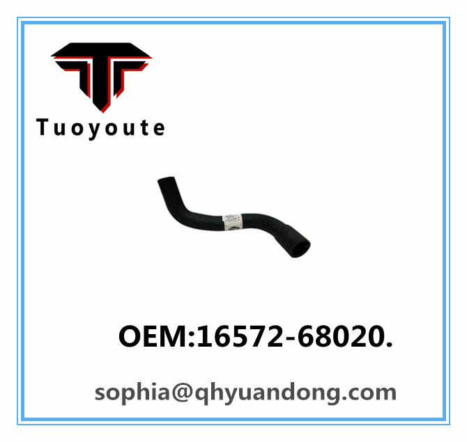 Radiator hose TOYOTA OEM:16572-68020  1657268020..