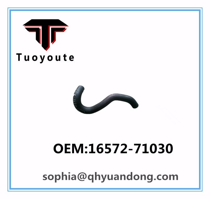 Radiator hose TOYOTA   OEM:16572-71030  1657271030