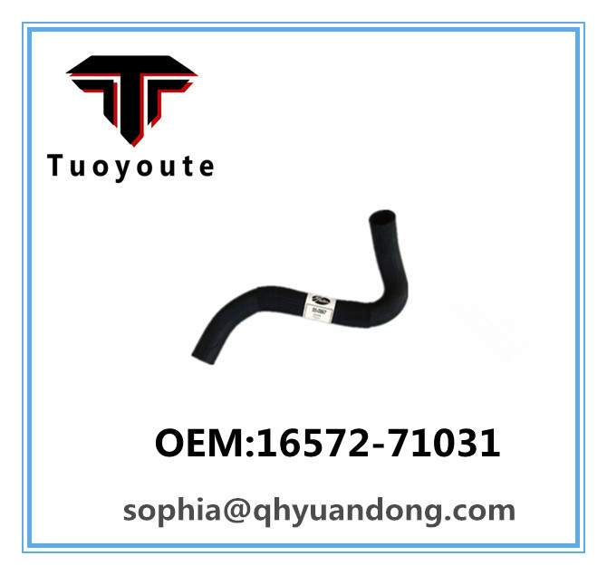 Radiator hose ,TOYOTA ,OEM:16572-71031  1657271031