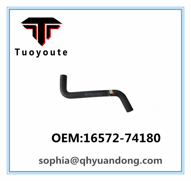 Radiator hose TOYOTA OEM:16572-74180  1657274180