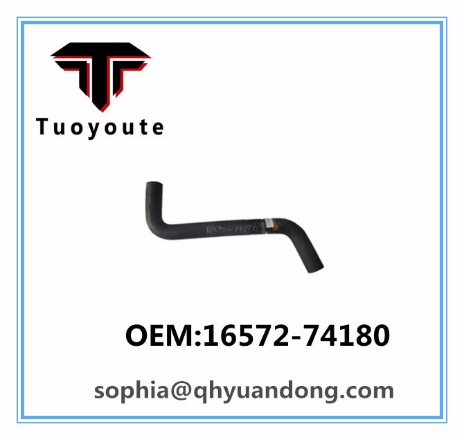 Radiator hose TOYOTA OEM:16572-74180  1657274180