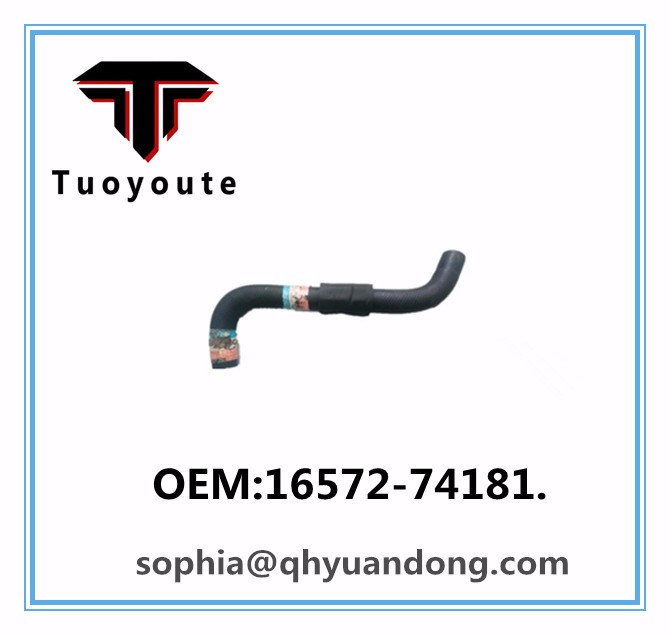 Radiator hose TOYOTA  OEM:16572-74181  1657274181..