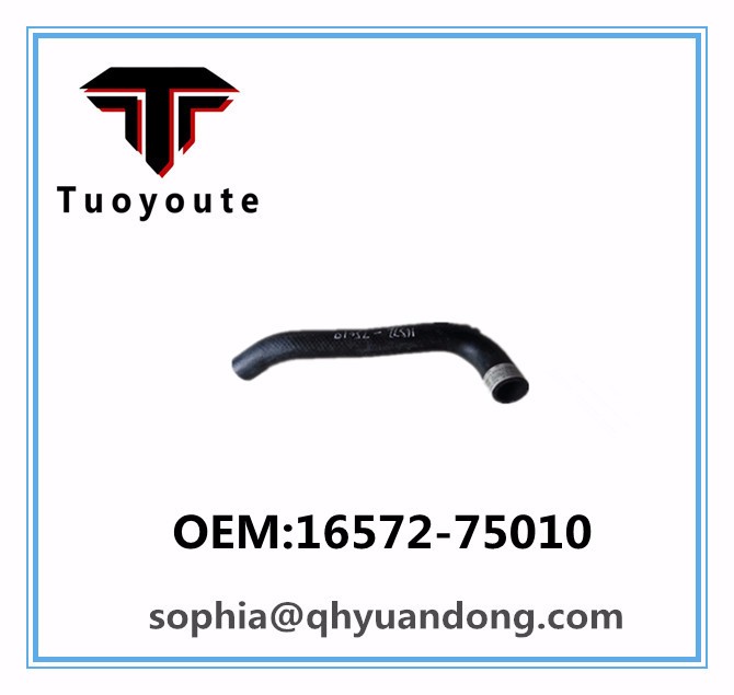 Radiator hose TOYOTA OEM:16572-75010  1657275010