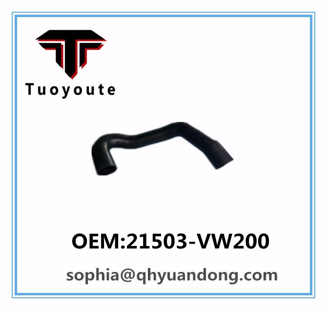 Radiator hose NISSAN OEM:21503-VW200 21503VW200 