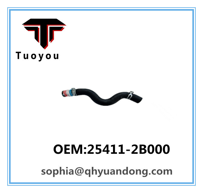 Radiator hose  HYUNDAI OEM:25411-2B000  254112B000