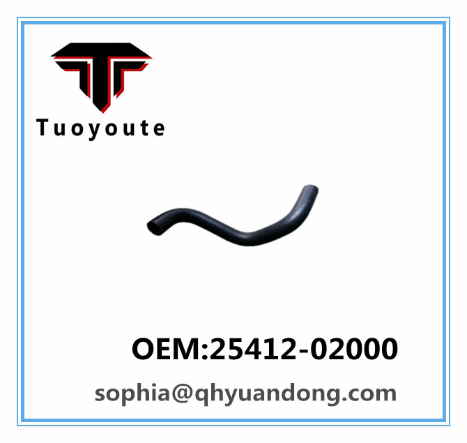 Radiator hose  HYUNDAI OEM:25412-02000 2541202000