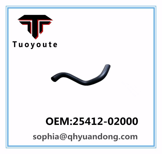 Radiator hose  HYUNDAI OEM:25412-02000 2541202000