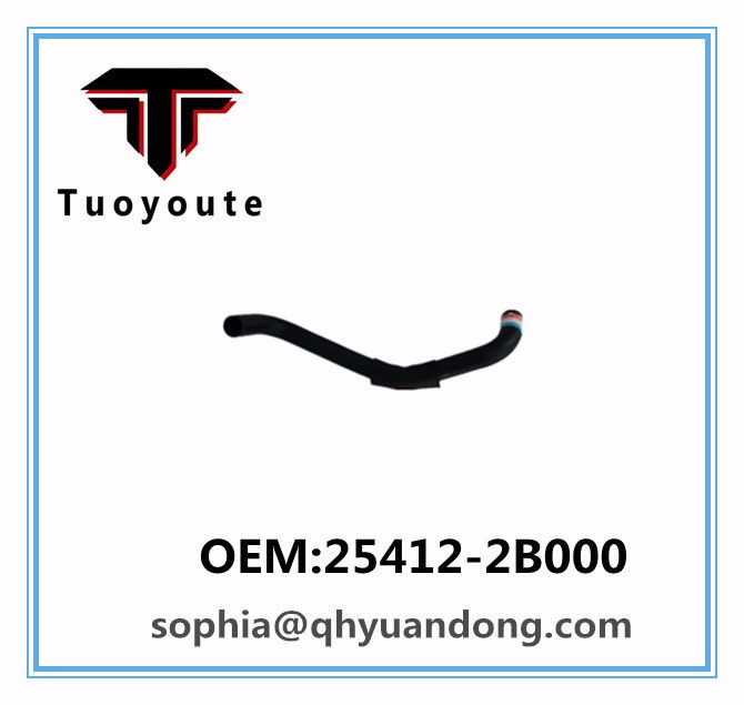 Radiator hose  HYUNDAI OEM:25412-2B000  254122B000