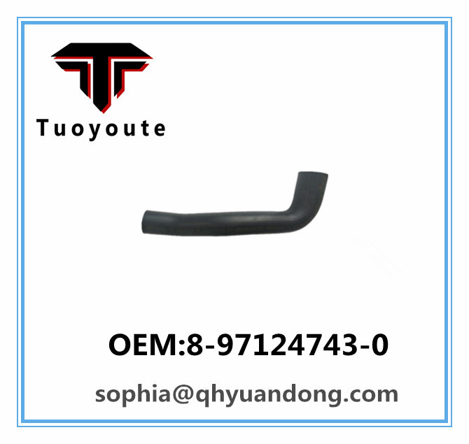 Radiator hose ISUZU OEM:8-97124743-0 8971247430