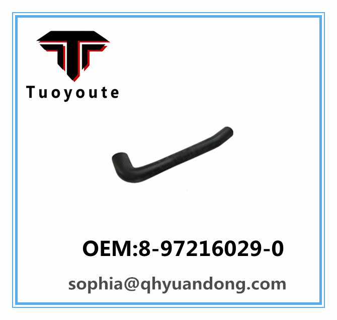 Radiator hose ISUZU OEM:8-97216029-0  8972160290