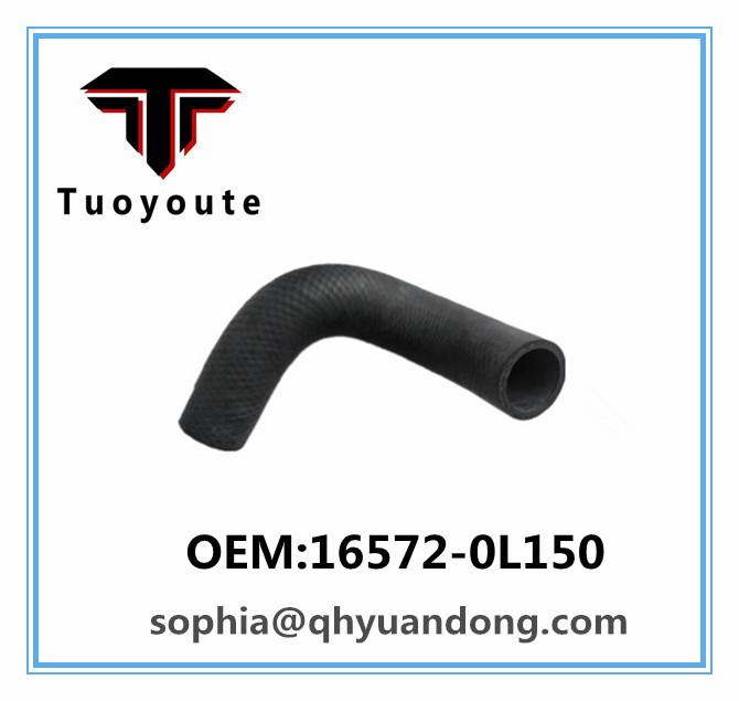 Radiator hose toyo OEM:16572-0L150 16572-0150 165720L150