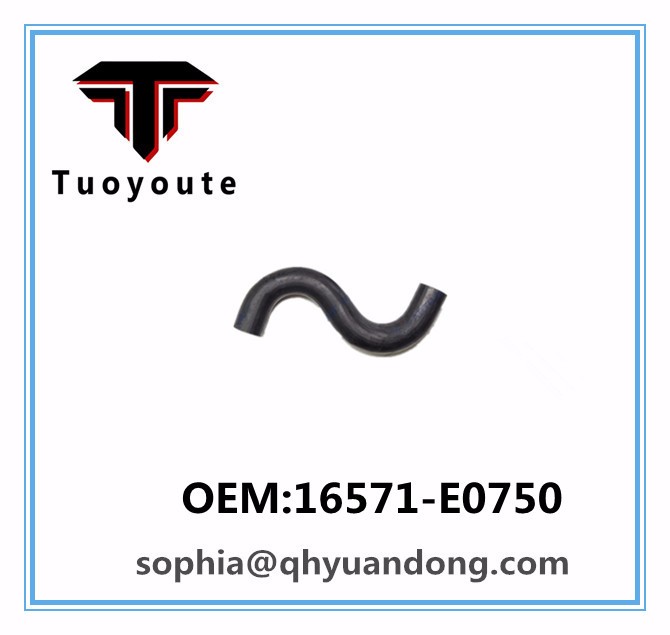 TRUCK RADIATOR HOSE Hino OEM:16571-E0750 16571E0750