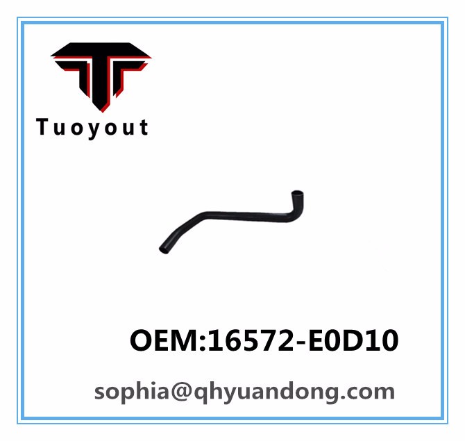 TRUCK RADIATOR HOSE Hino OEM:16572-E0D10  16572E0D10