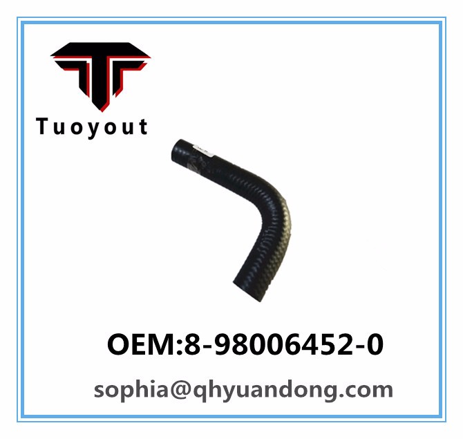 TRUCK RADIATOR HOSE  ISUZU OEM:8-98006452-0 8980064520