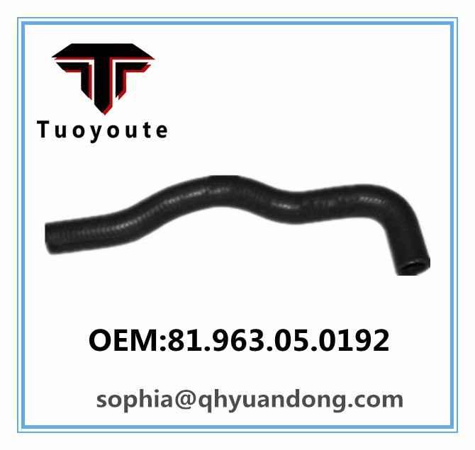 TRUCK RADIATOR HOSE  Mann OEM:81.963.05.0192