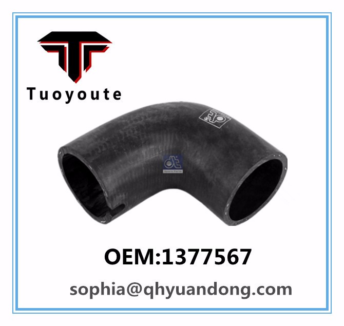 TRUCK RADIATOR HOSE  SCANA OEM:1377567