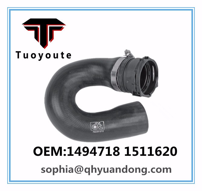 TRUCK RADIATOR HOSE  SCANA OEM:1494718 1511620