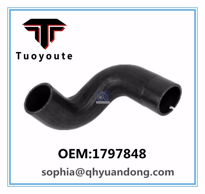 TRUCK RADIATOR HOSE  SCANA OEM:1797848