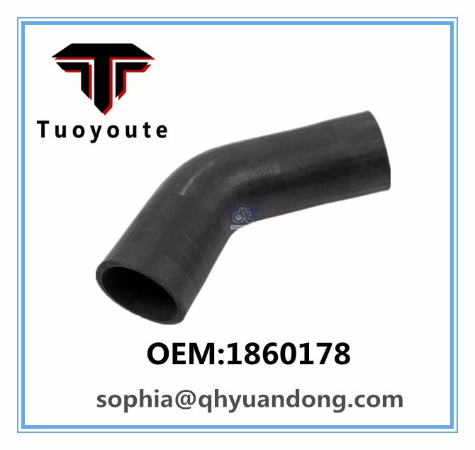 TRUCK RADIATOR HOSE  SCANA OEM:1860178