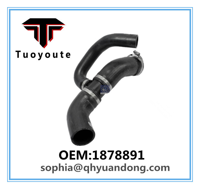 TRUCK RADIATOR HOSE  SCANA OEM:1878891